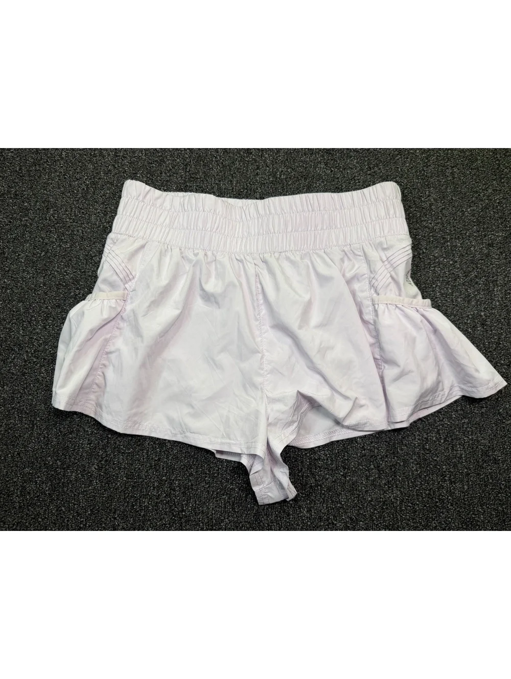 Free People Light Purple Athletic stretchy Shorts medium